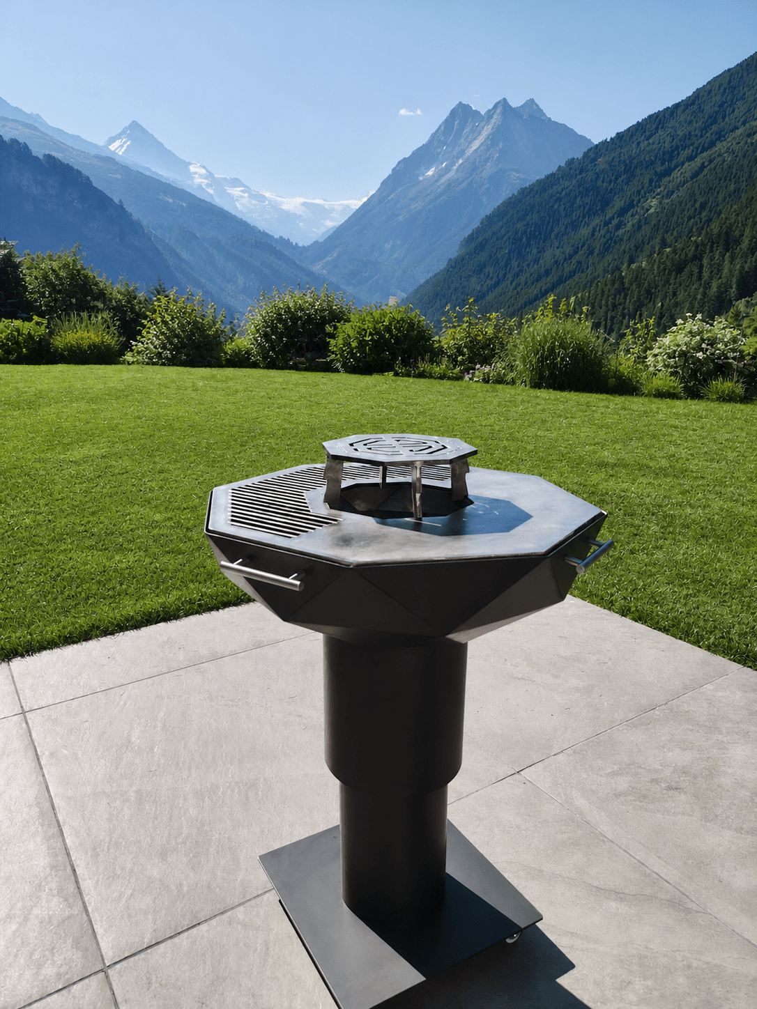 GalGrill – Brasero suisse avec plancha et grill - Galgrill